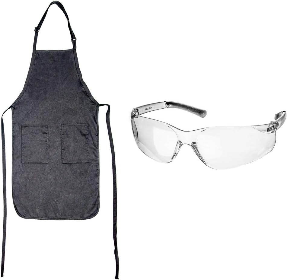 Del Rey® Protective Safety Glasses and Apron Kit