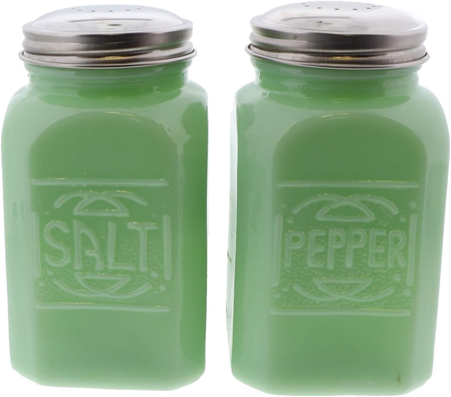 Servette Home Large Jade Salt and Pepper Shaker Set