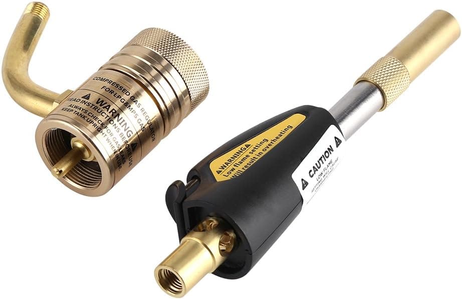 Turbo Torch, Gas Self Ignition Turbo Torch Brazing Soldering Propane Welding Plumbing Gun Tool