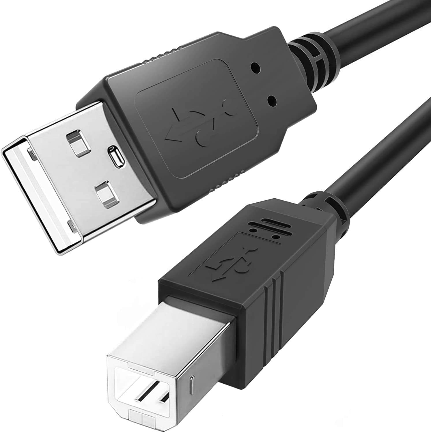 USB Printer Cable 3-Feet for Canon Pixma, Ancable USB 2.0 A Male to Type B Male Plug High Speed Printer Scanner Data Transfer Cables Cord for Canon Pixma, Brother, HP, etc