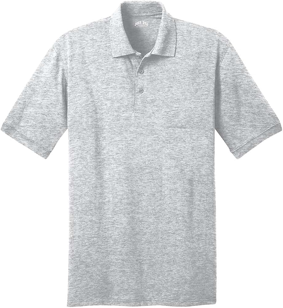 Joe's USA Mens Short Sleeve Polo Shirts in Regular, Big & Tall Sizes