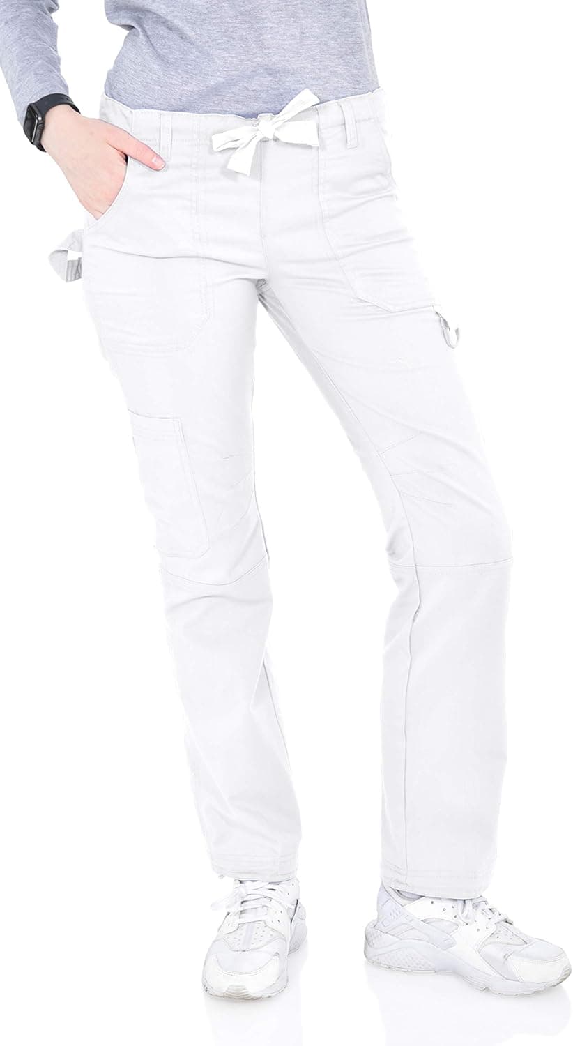 Hey Women's Low Rise 6 Pocket Baby Twill Scrub Pants