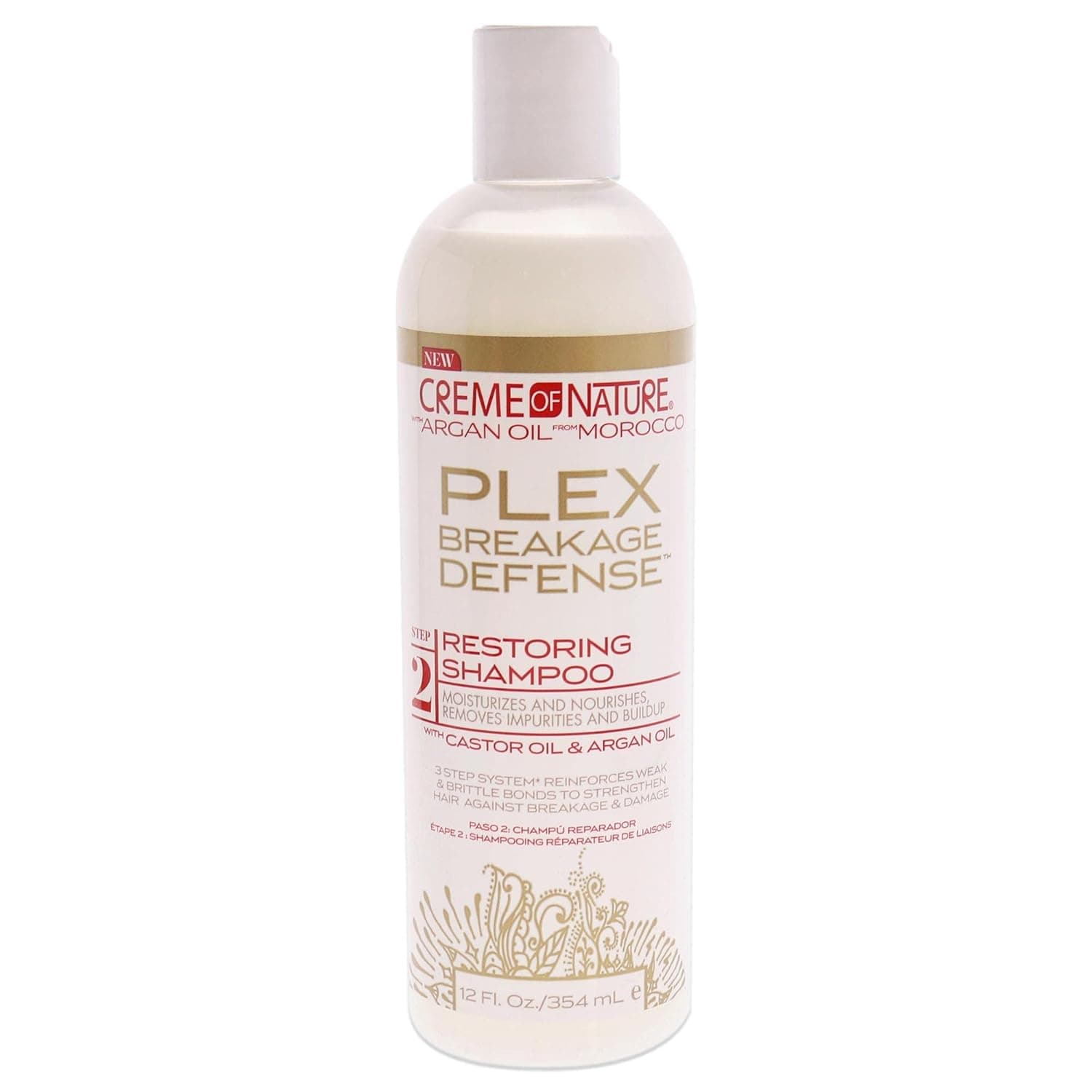 Creme of Nature with Argan Creme Of Nature With Argan Plex Restoring Shampoo, 12 Ounce