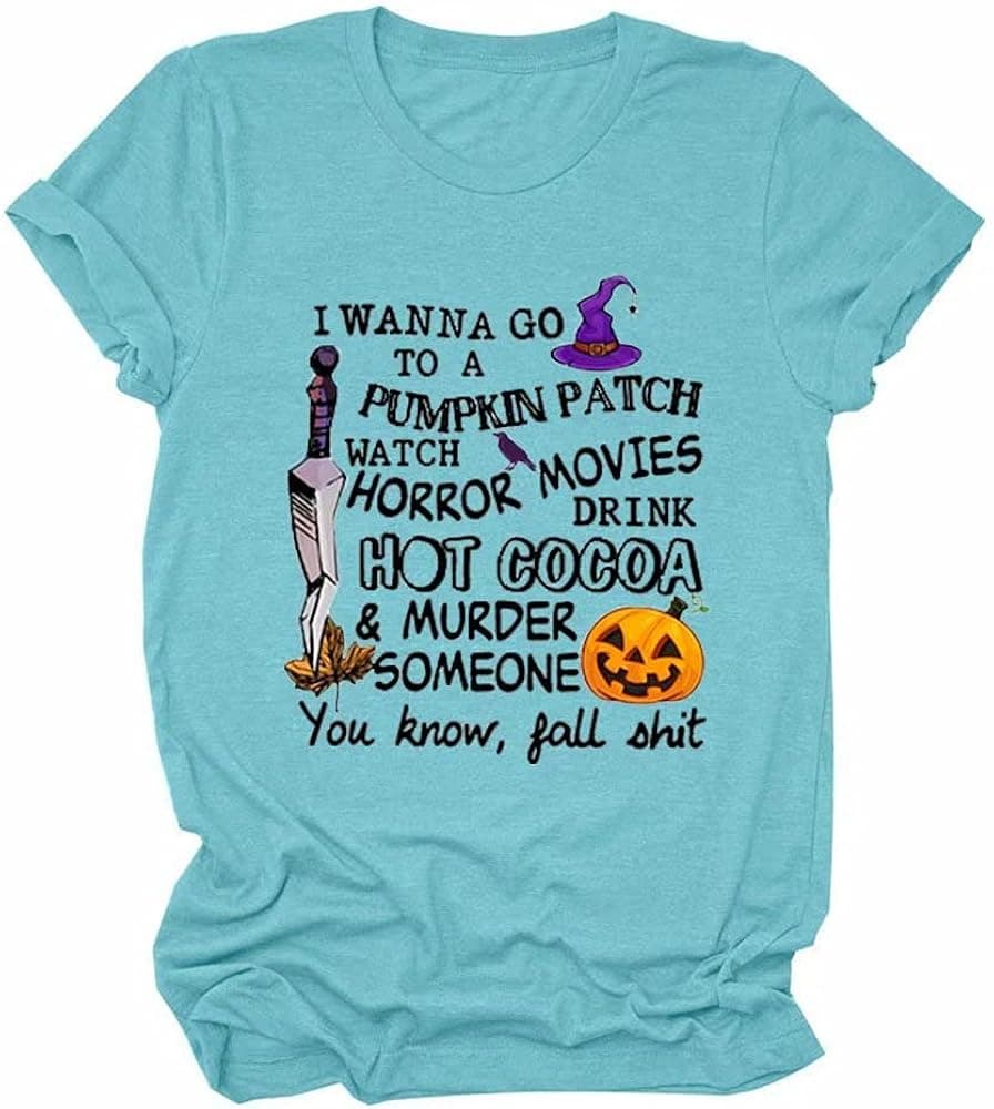 Women's Shirts I Wanna GO Funny Shirts Casual Short Sleeve Tops Mom Life Shirt Cute Mom Shirt