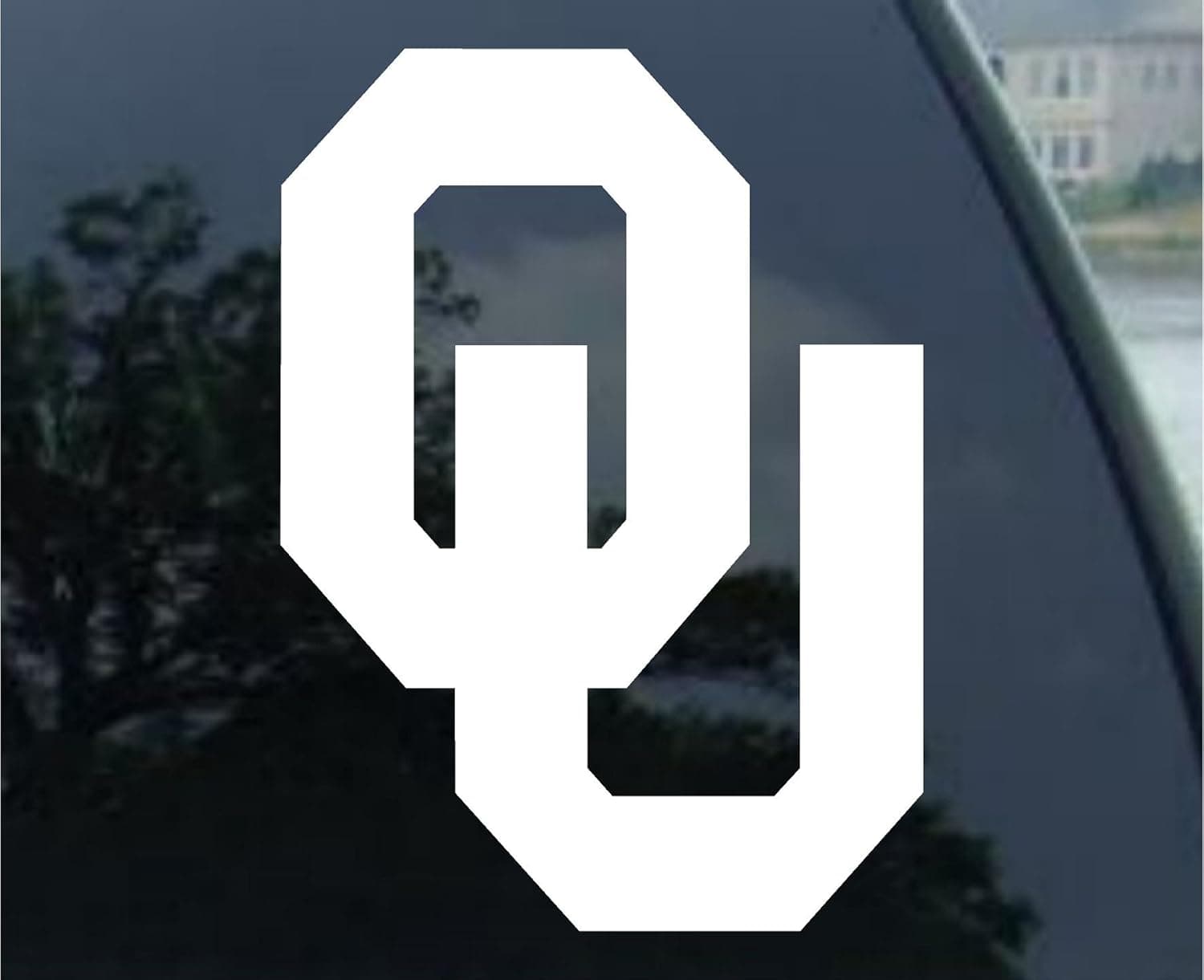 NCAA Oklahoma Sooners White Wordmark Decal