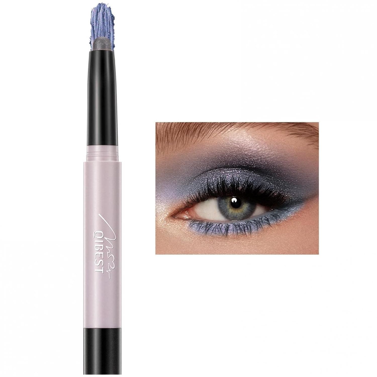 Lazy Eye Shadow Stick Glitter Pearl Highlighter Eyeshadow Brightening Easy To Color 1PC Multi Purpose Eye Makeup Stick for Womens