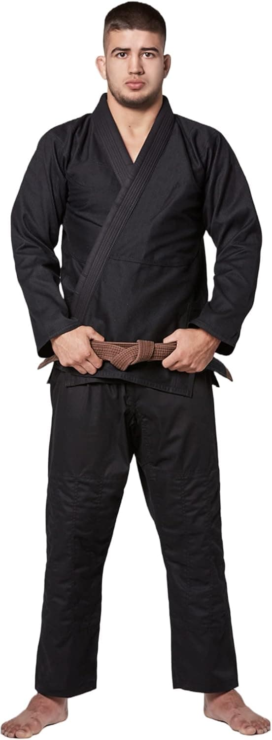 Elite Sports BJJ GI for Men IBJJF Kimono BJJ Jiu Jitsu Lightweight GIS W/Preshrunk Fabric & Free Belt