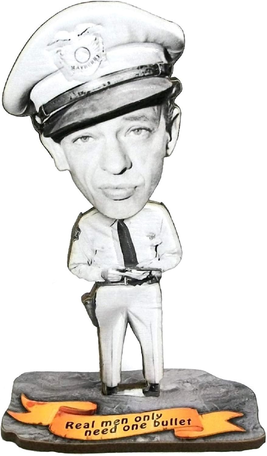 SMS Gifts Barney Fife Real Men Only Need One Bullet Bobble Head