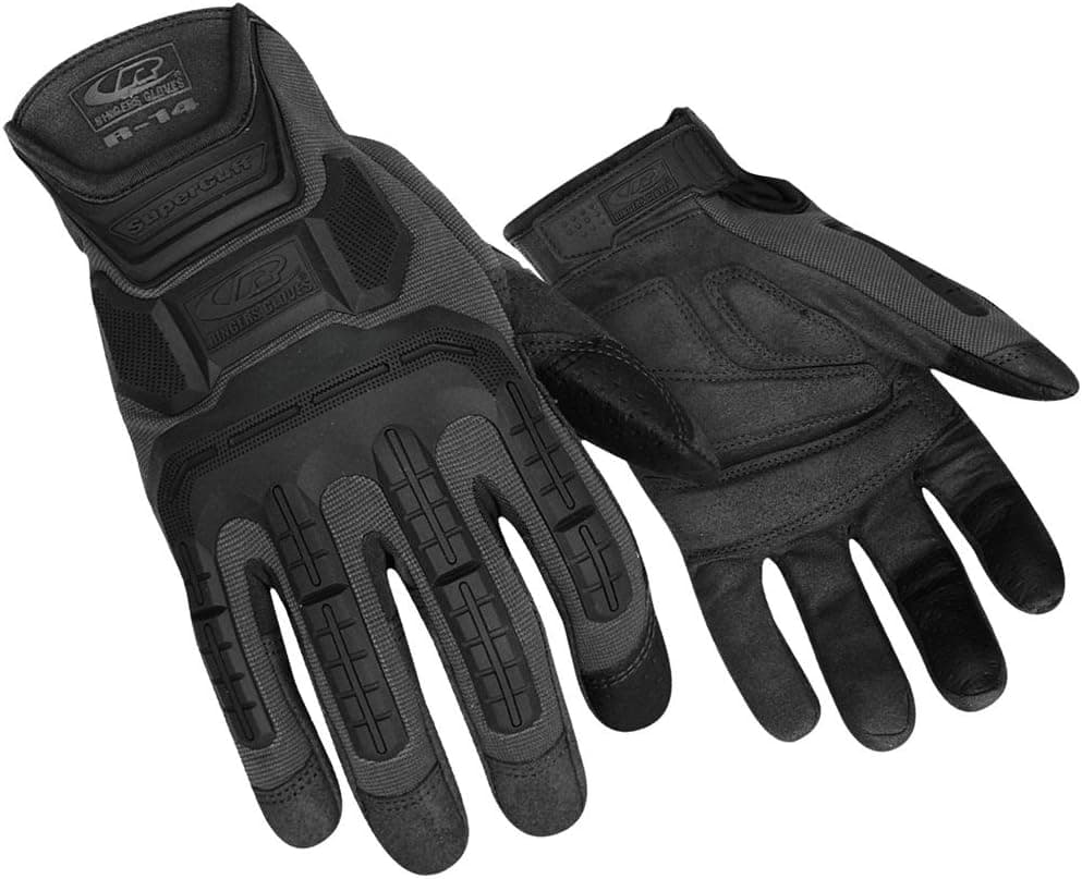 Glove, Impact Resistant, 2XS, Black, PR