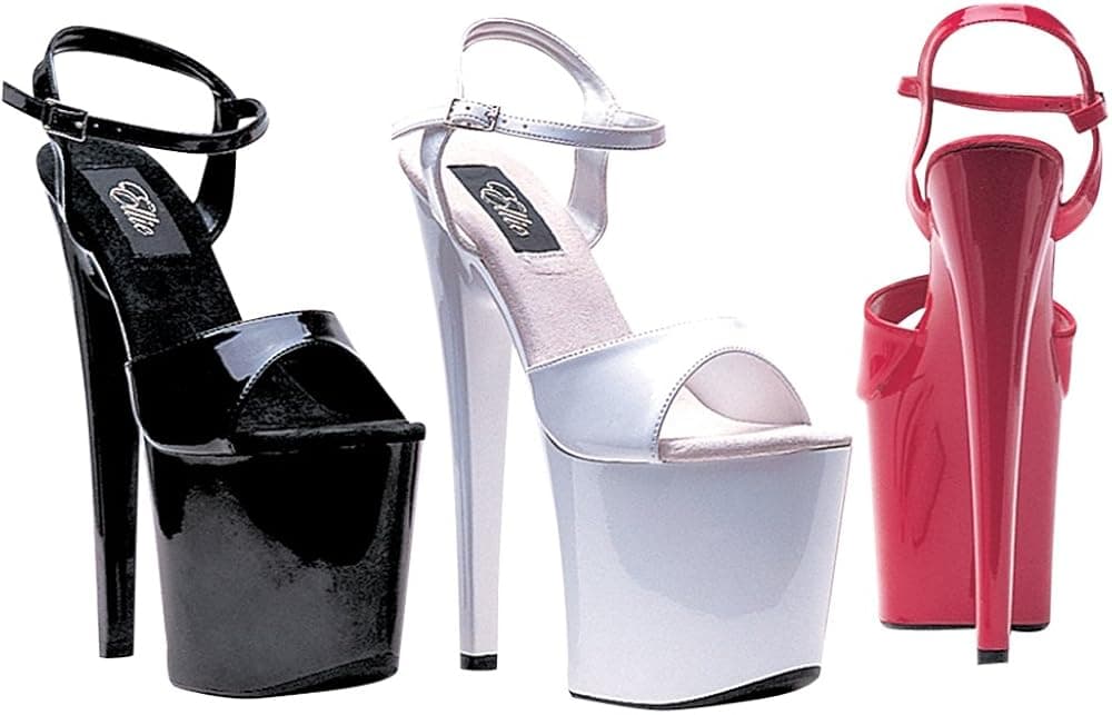 Women's 8 Inch Heel Sandal (Red;7)