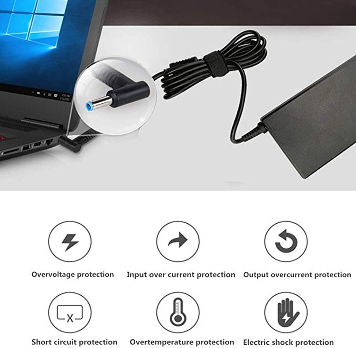 New 19.5V 7.7A AC Charger Fit for HP ZBook 15u G3 G4 HP OMEN 15 OMEN 17 ADP-150XB B 776620-001 Laptop Power Supply