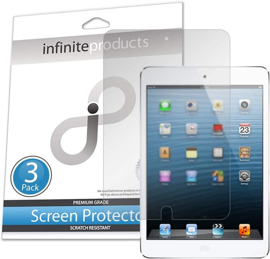 Infinite Products PhotonShield Screen Protector Film for iPad Mini Retina Display & iPad Mini 1 - (3 Pack) Anti-Glare/Anti-Fingerprint
