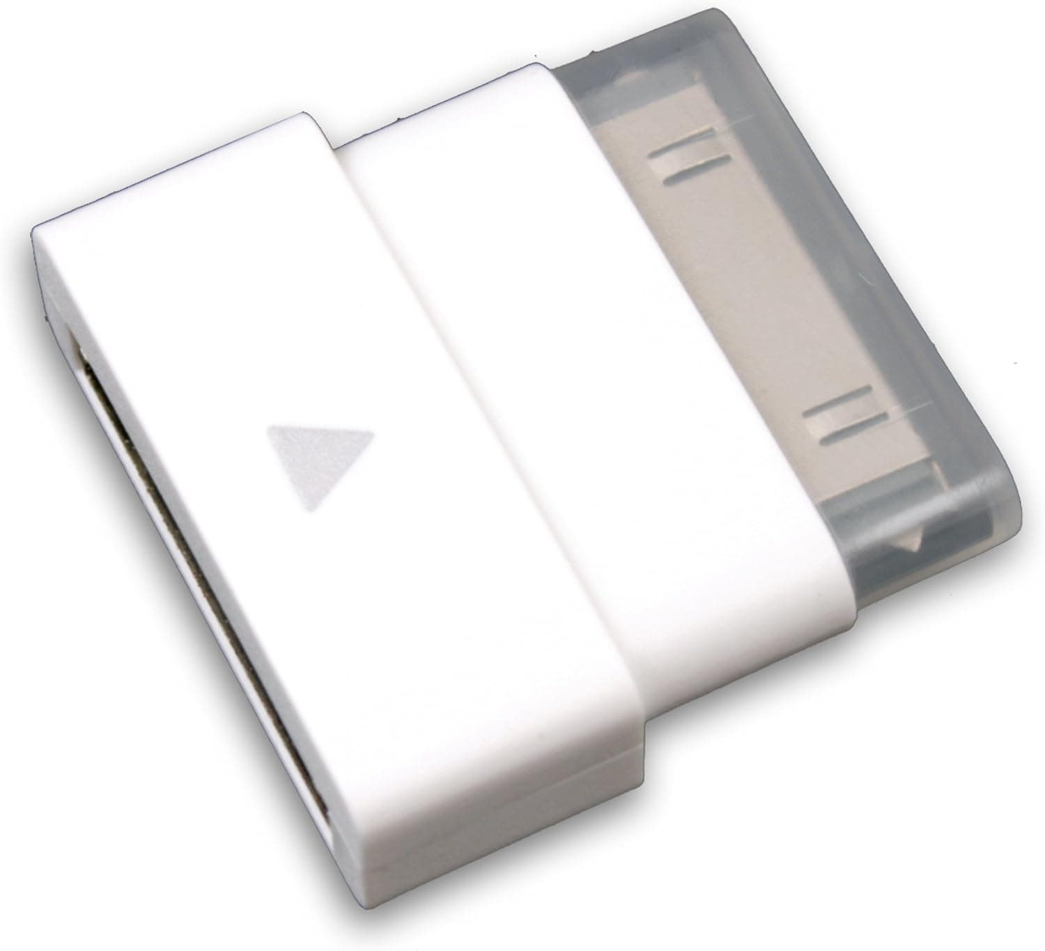 niceeshop White 30pin Dock Male to Female Extender Extension Converter Adapter Mate for iPhone 3 4 iPod iPad
