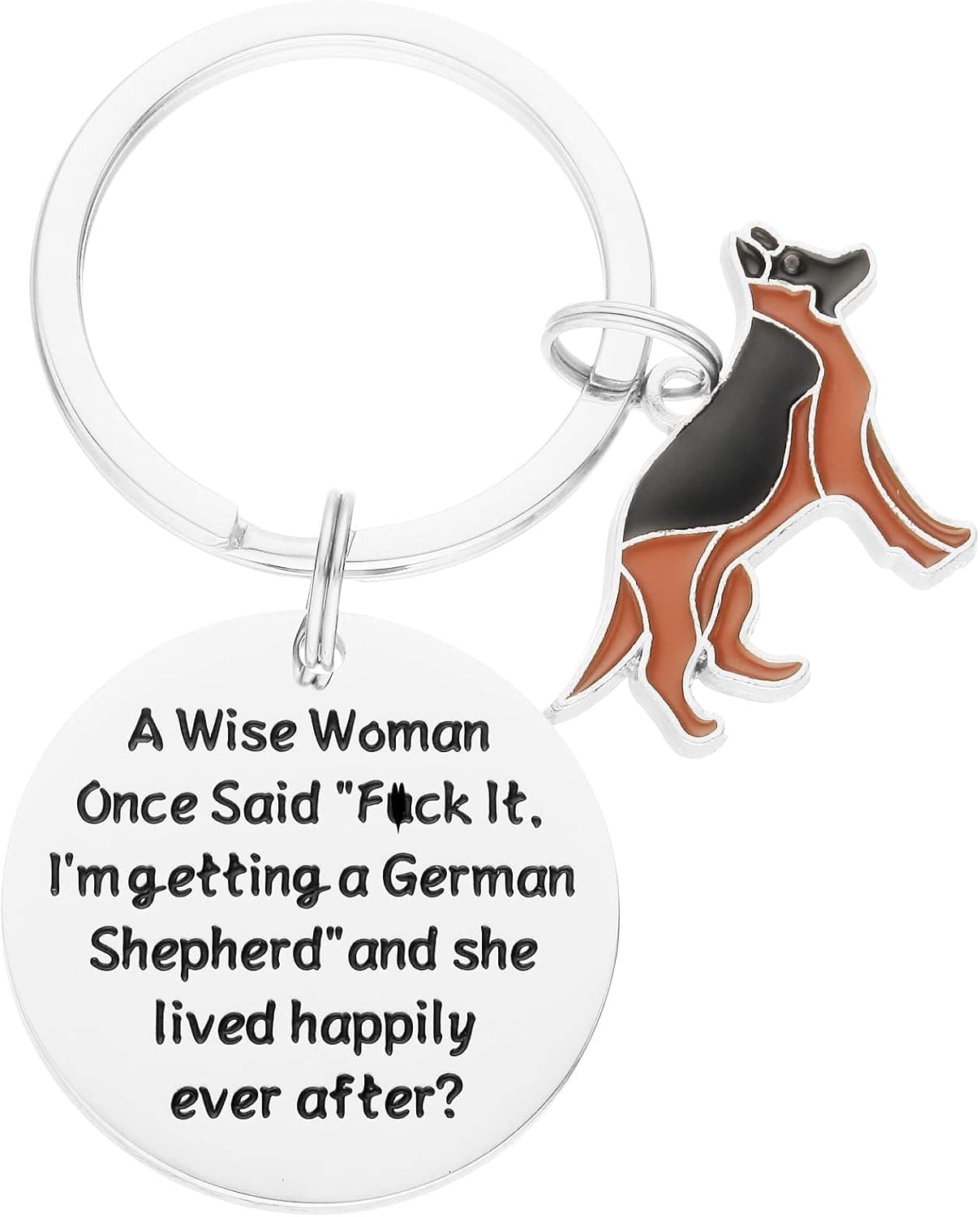 German Shepherd Jewelry for Women Funny Mom German Shepard Lover Ornament Gifts German Shepherd Keychain