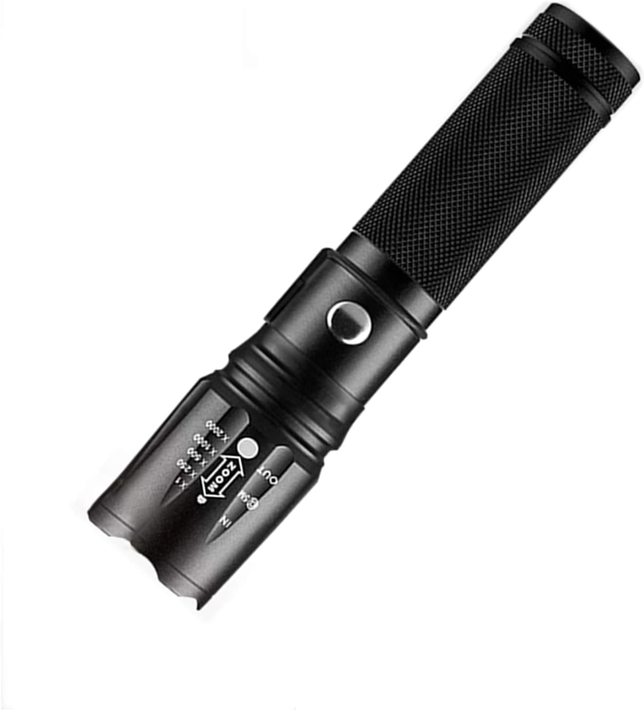 Flashlights, LED Tactical Flashlight 100000 High Lumen, 4 Modes, Zoomable, Water Resistant, Handheld Light - Best Camping/Outdoor/Hiking/Flashlights/Gift-Giving/Emergency(Batteries Included)