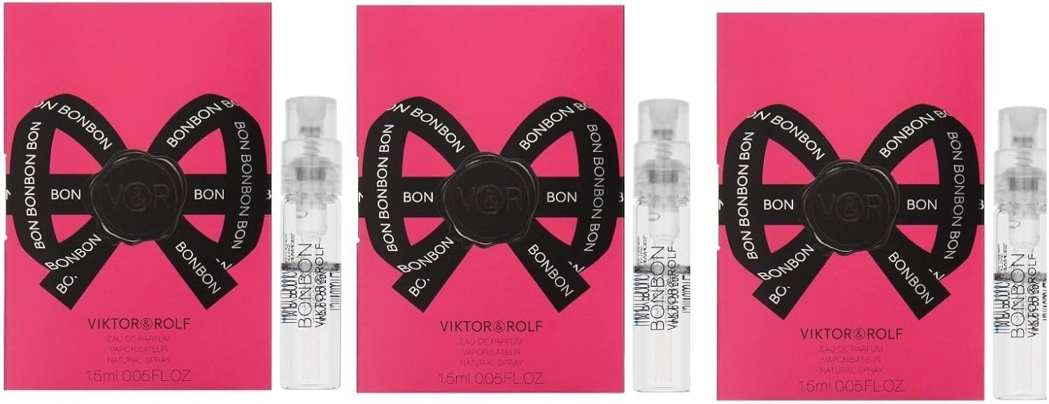 Viktor & Rolf 3 x BonBon Eau de Parfum Spray 0.05 oz /1.5 ml Vial Sample New