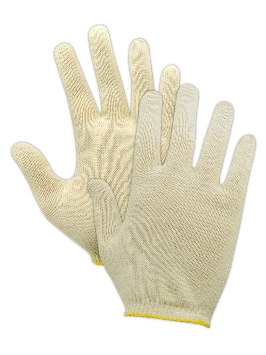 MAGID TouchMaster 13650KW Cotton/Polyester Glove, Knit Wrist Cuff, 8" Length, Women's (One Dozen)