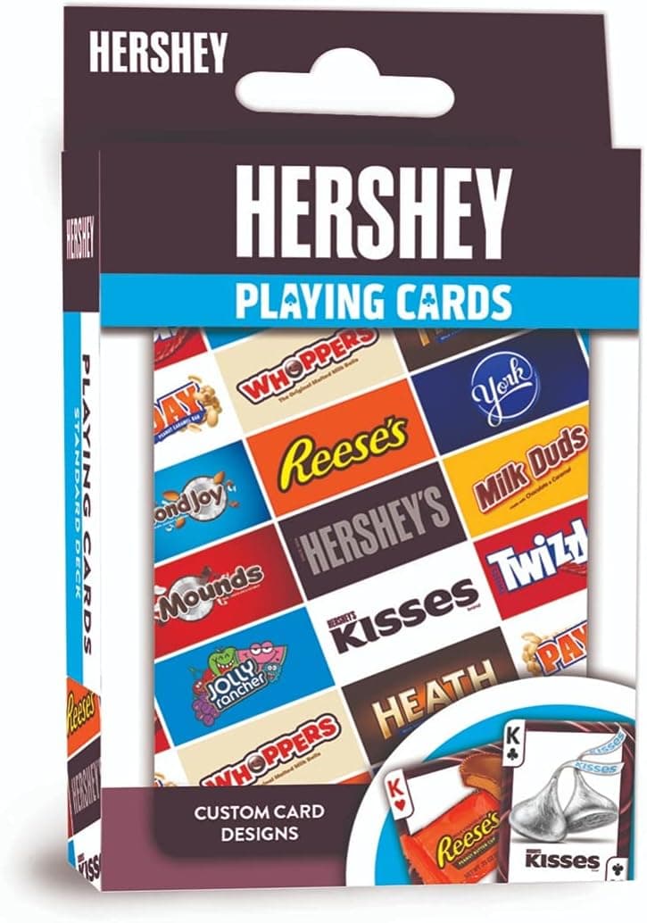 MasterPieces Family Games - Hershey's Chocolate Playing Cards - Officially Licensed Playing Card Deck for Adults, Kids, and Family