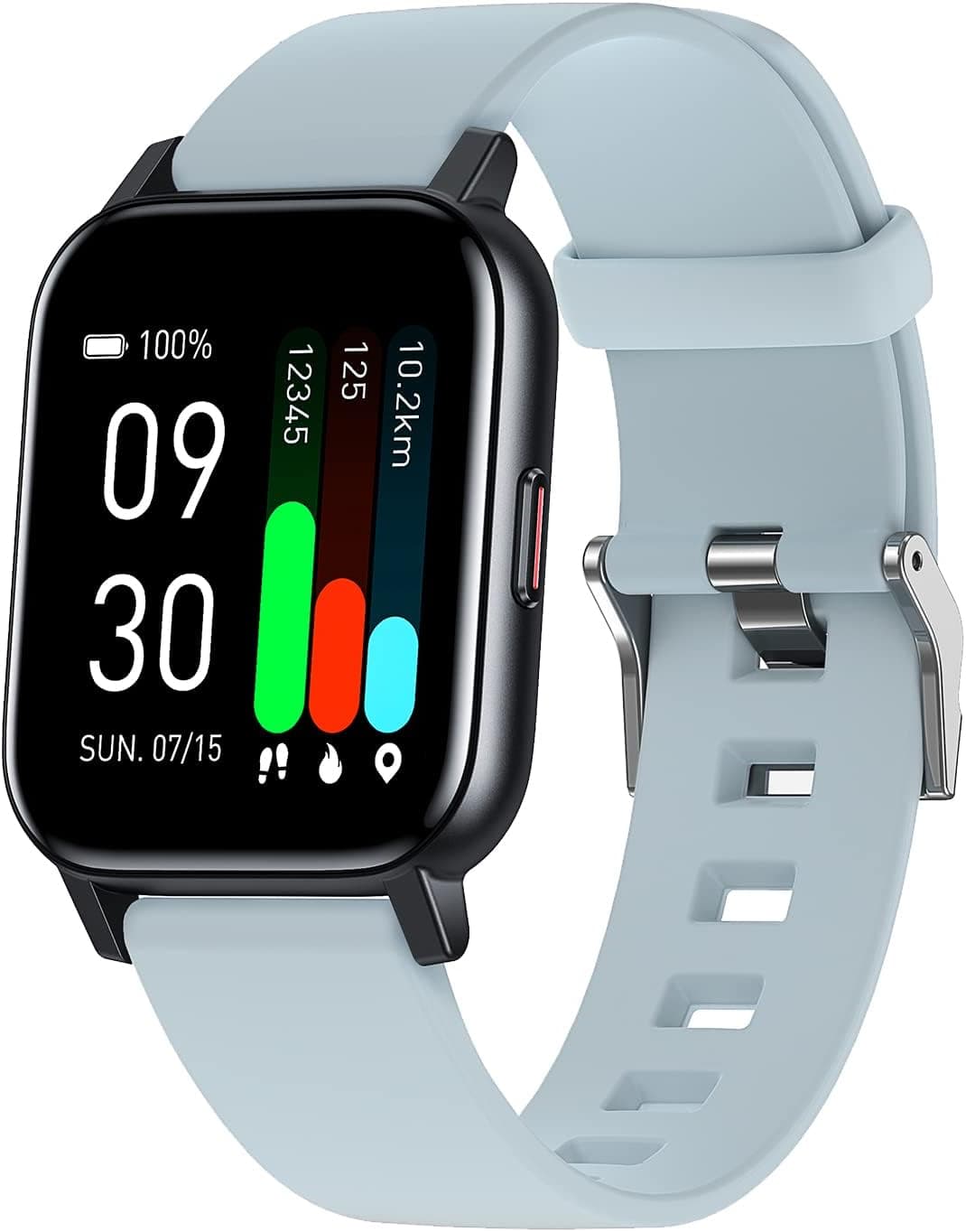 Feilok Smart Watch Fitness Watches for Men Women, Fitness Tracker 1.3" Touch Screen Smartwatch with Blood Oxygen, Heart Rate, Pressure, Sleep Monitor, IP68 Waterproof Pedometer GPS Activity Tracker