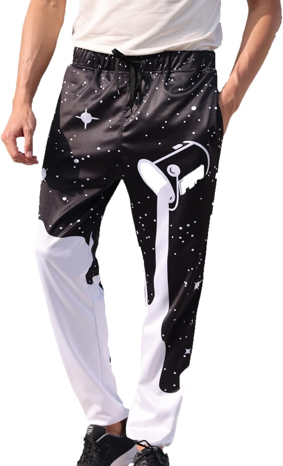 RAISEVERN Men/Women Sweatpants Funny Joggers Pants Sports Trousers with Drawstring