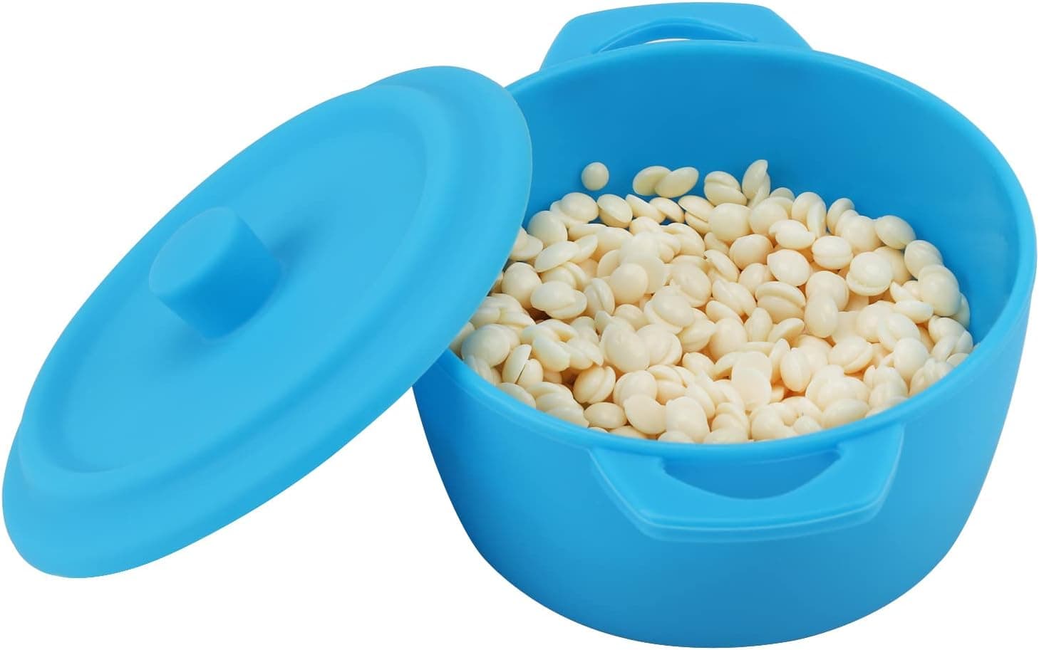 Wax Warmer Silicone Bowl Replacement -Wax Melt Silicone Bowl for Hard Wax Beads- Wokaar Silicone Pot Microwave & Oven Safe Heat , Non-Stick, Easy Clean Liner Compatible With 18oz Electric Waxing Kits