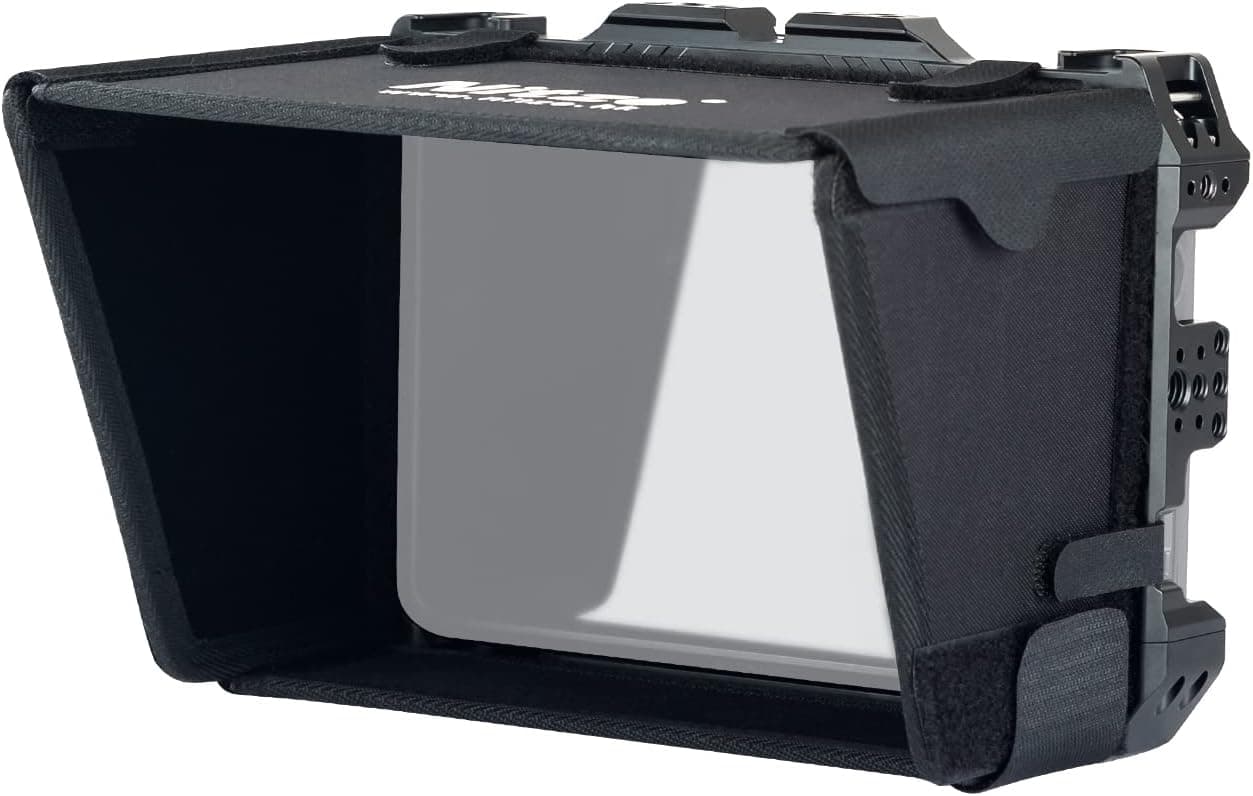 Nitze Shinobi 7’’ Magnesium Aluminum Cage for Atomos Shinobi 7 Inch Monitor with Foldable Sunhood - JT-A01B