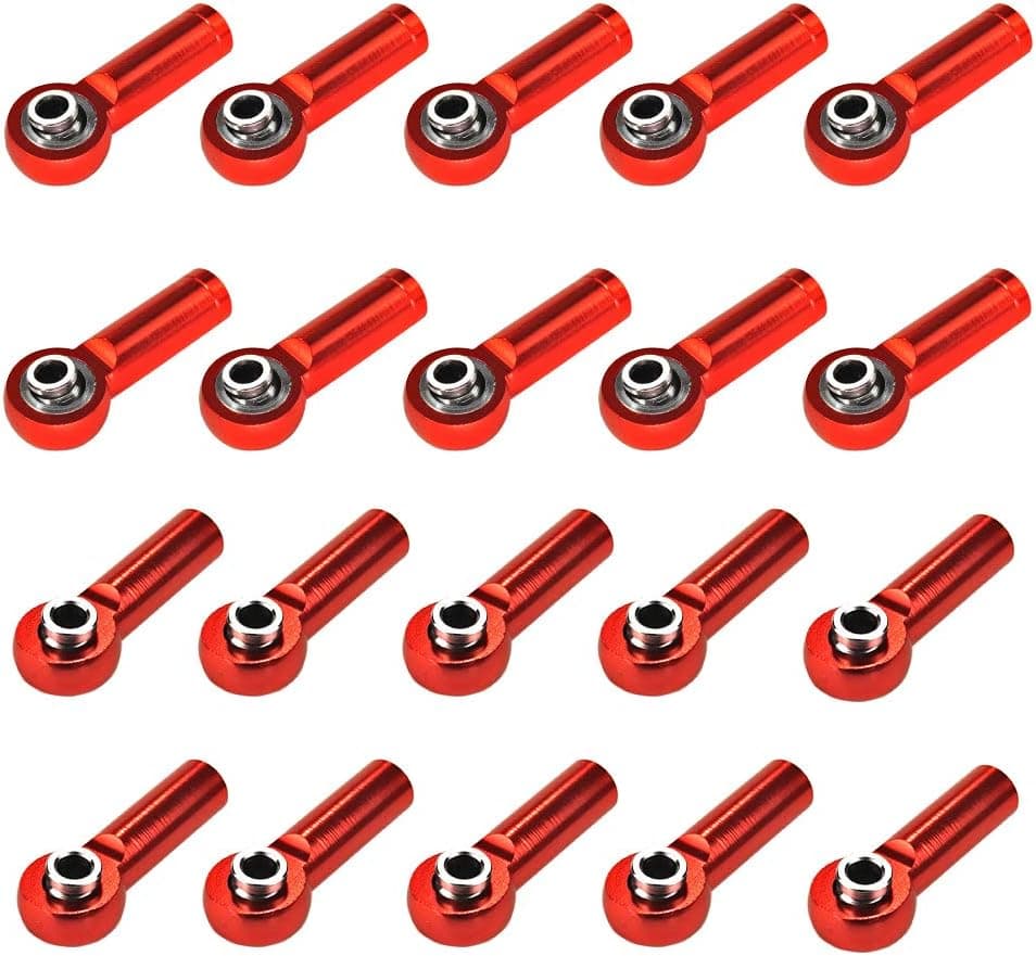Aluminum RC Rod Ends Link M3 Ball Joint Head CW & CCW for 1/10 Traxxas Slash Rustler Stampede Axial Tamiya HPI Losi HSP Truck Cars