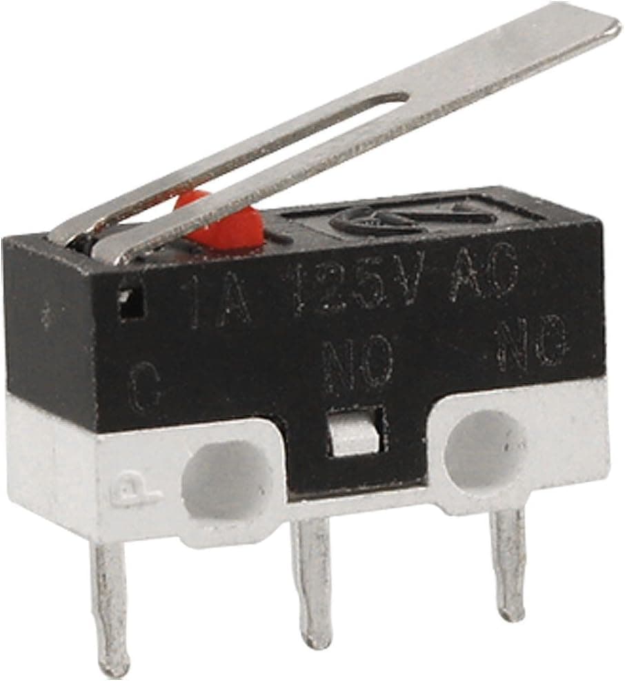 12 Pieces Red Button Metal Long Lever Arm Micro Limit Switch Home LOT