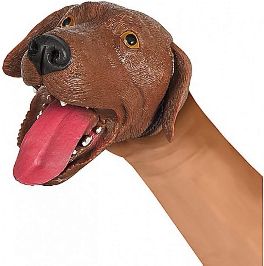 SCHYLLING SC-DGHP Dog Hand Puppet, Assorted Designs and Colours