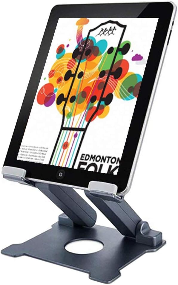 DXX Tablet Stand Tablet Riser : Desktop Stand Holder Dock Compatible with Tablet Such as iPad Pro 9.7,- Gray