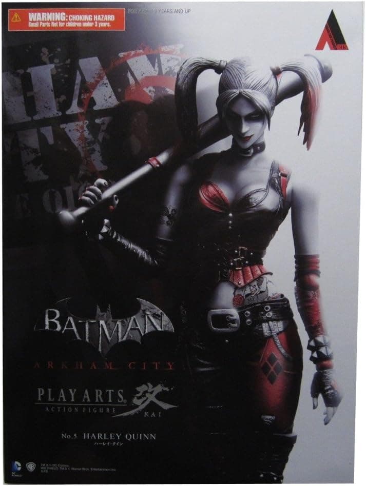Square Enix Play Arts Kai Harley Quinn Batman Arkham City Action Figure