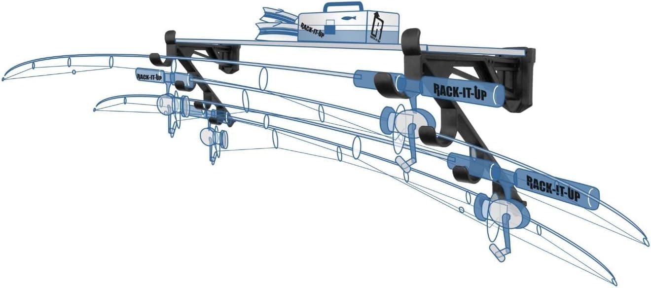 Marketing Holders Rack-It-Up Ski Storage Rack Wall Mount Holder (2 Sets)