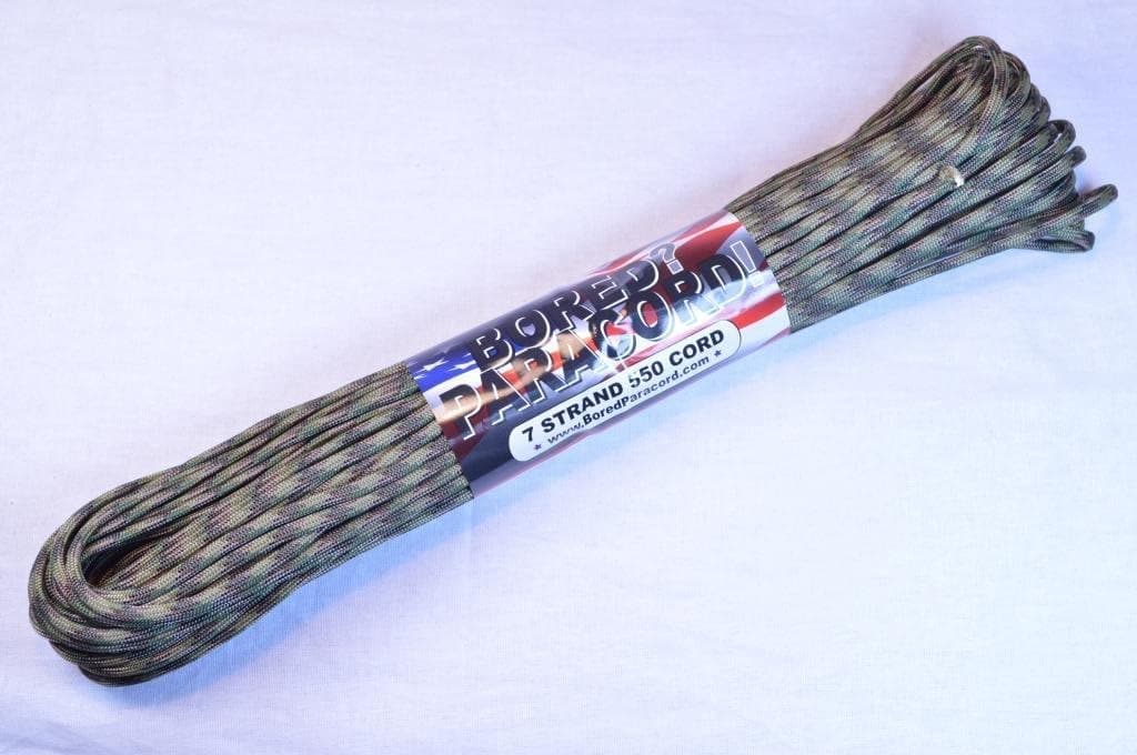 BoredParacord Brand 550 lb Multi Cam Paracord (50 feet)