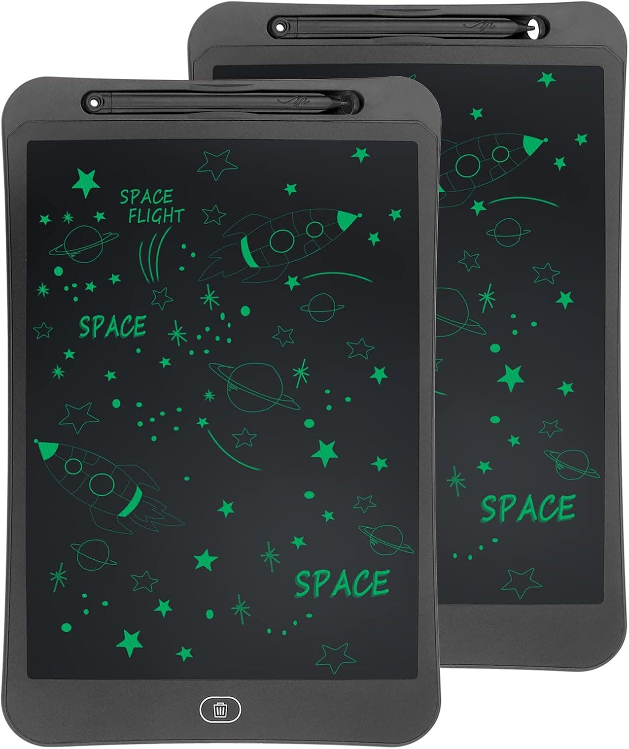 2 Pack LCD Writing Table for Kids Doodle Board, Electronic Drawing Tablet Drawing Pads, 12-Inch Drawing Board Learning Educational Toddler Toy Gift for Kids and Adults at Home School and Office.