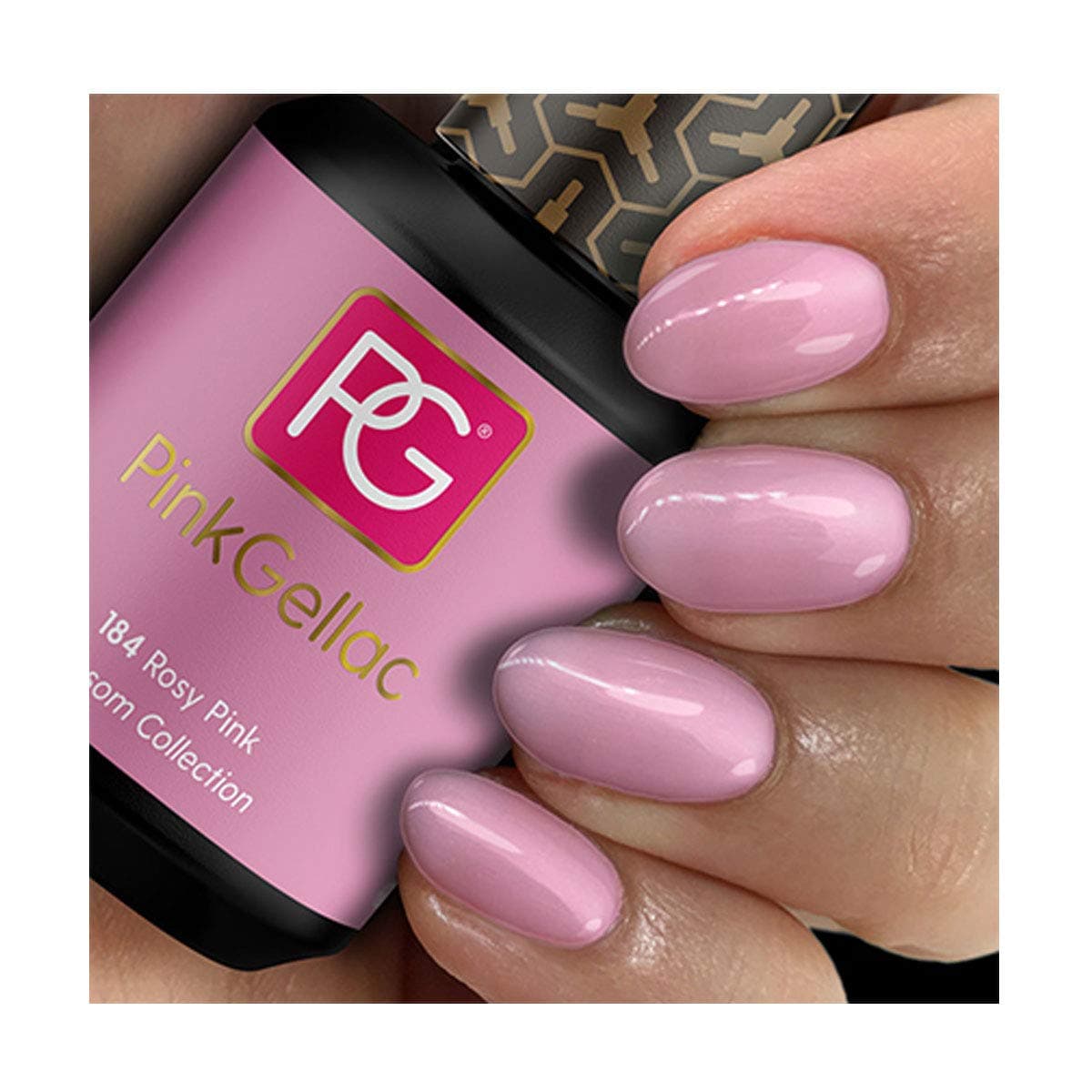 Pink Gellac 184 Rosy Pink UV / LED Gel Polish