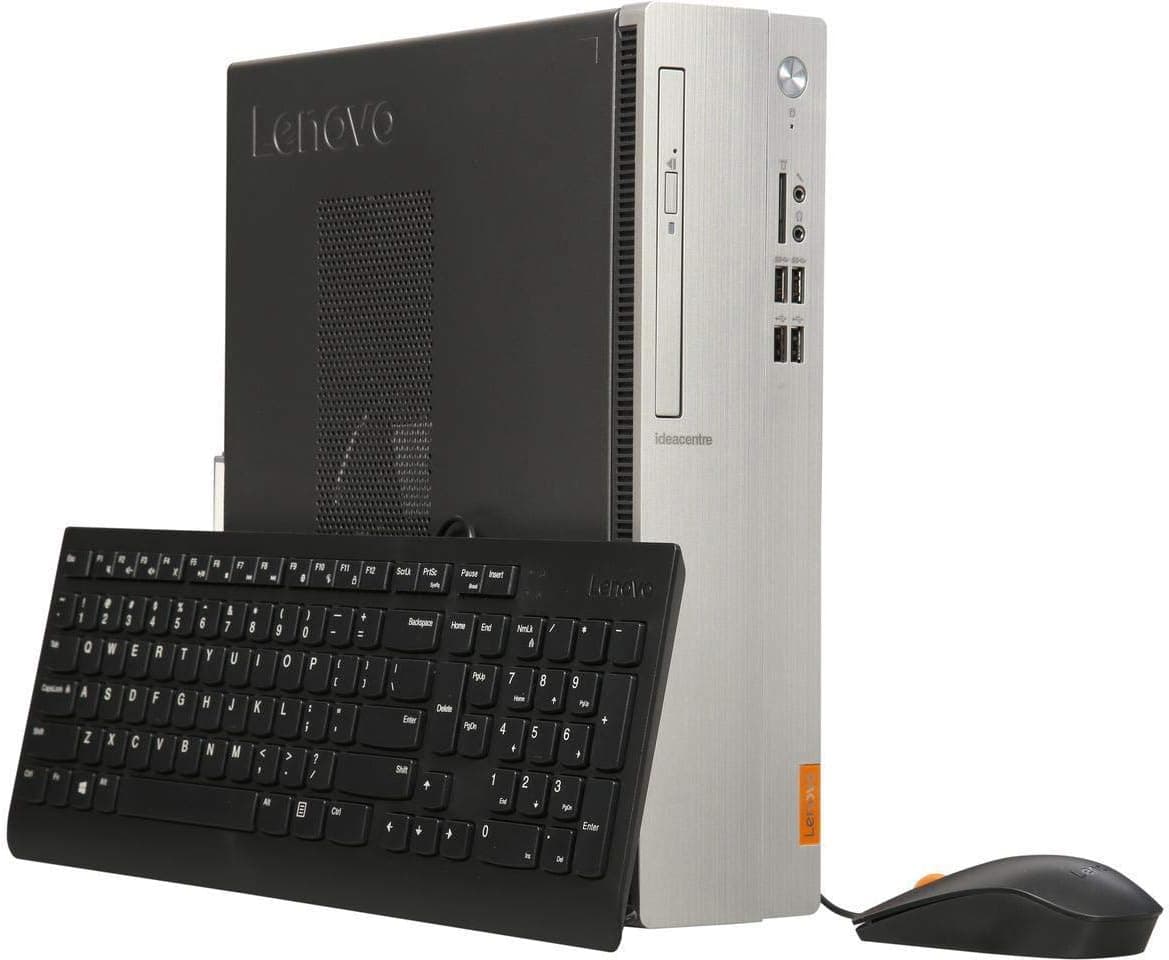 Lenovo Desktop Computer Ideacentre 310S-08Asr A6-Series APU A6-9225 2.6GHz 4GB DDR4 1TB HDD AMD Radeon R4 Windows 10 Home 64-bit Model 90G90066US