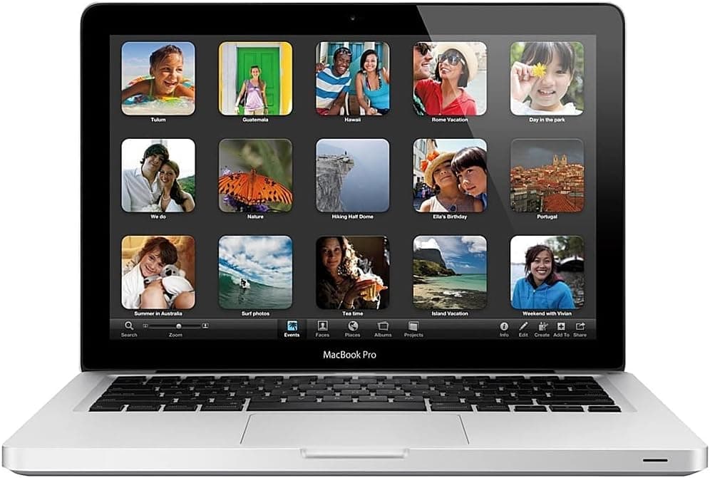 Apple MacBook Pro MD101LL/A 13.3-inch Laptop (2.5Ghz, 4GB RAM, 512GB SSD) (Renewed)