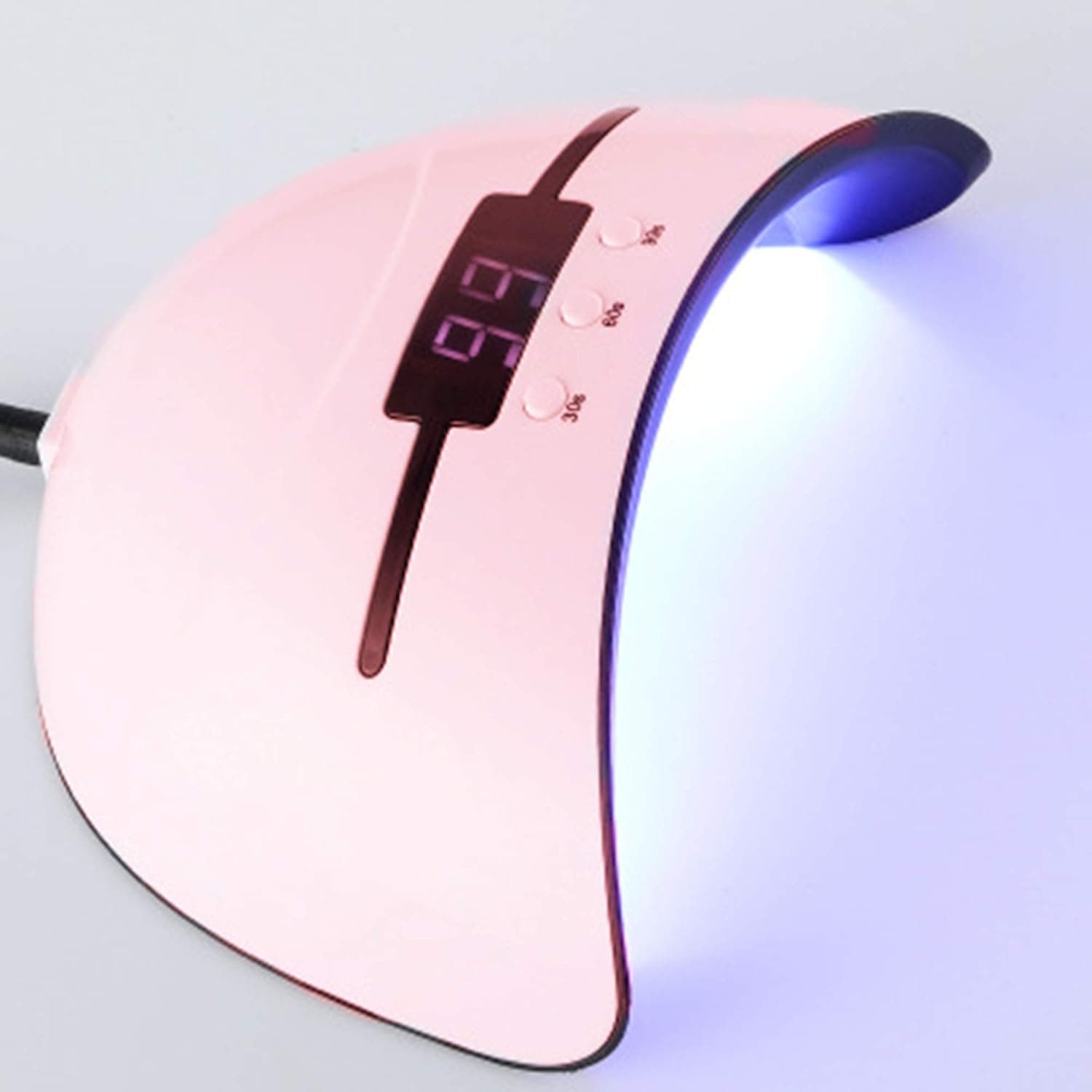 60W Led UV Nail Lamp, UV Light for Gel Nails for 2 Hand Led Nail Dryer with Auto Sensor Professional Nail Polish Curing Lamps