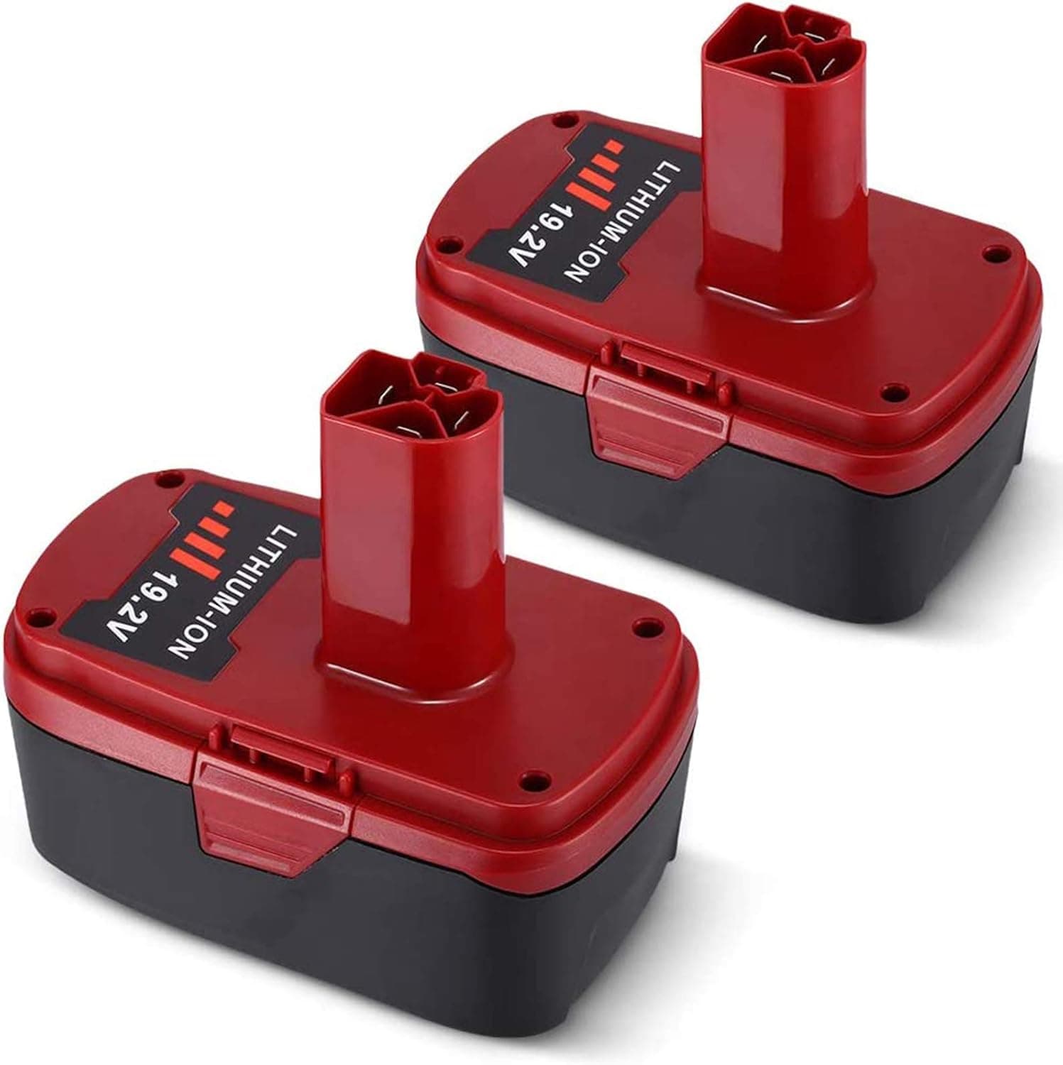 2Packs 4.0Ah 19.2v Lithium ion Replacement for Craftsman 19.2 Volt C3 Battery DieHard XCP 130279005 1323903 1323517 315.113753 130211004 11045 315.115410 315.11485 315.PP2011 11375 11376