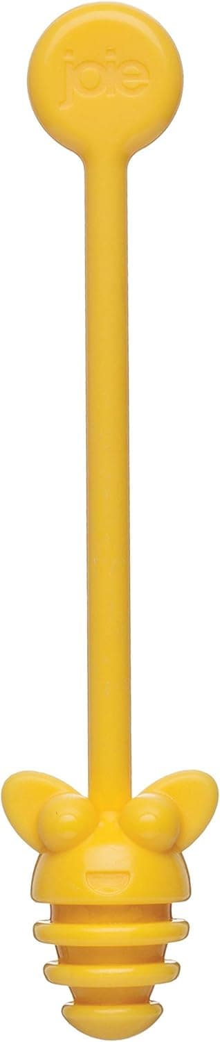 Joie 6" Yellow Bee Long Handle Honey Dipper Drizzle Stick (1)