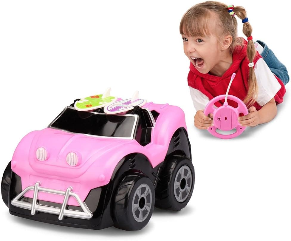 Kid Galaxy My First RC Baja Buggy. Toddler Remote Control Car, Pink, 27 MHz