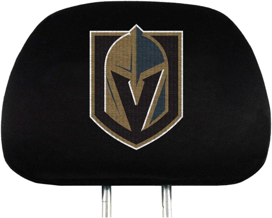 FANMATS Team ProMark NHL - Vegas Golden Knights Head Rest Cover Set, Black, One Size