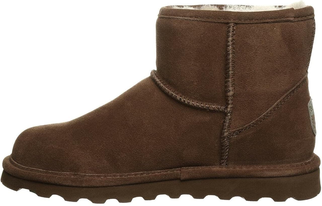 BEARPAW Women's Alyssa Multiple Colors | Women's Ankle Boot | Women's Slip On Boot | Comfortable Winter Boot