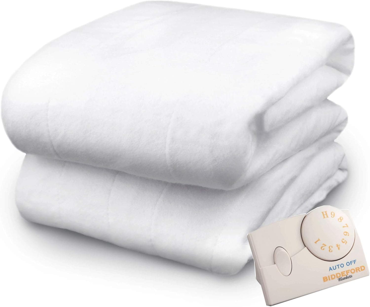 Pure Warmth 5901-9081RM-100 Full Size Electric Heated Mattress Pad Natural