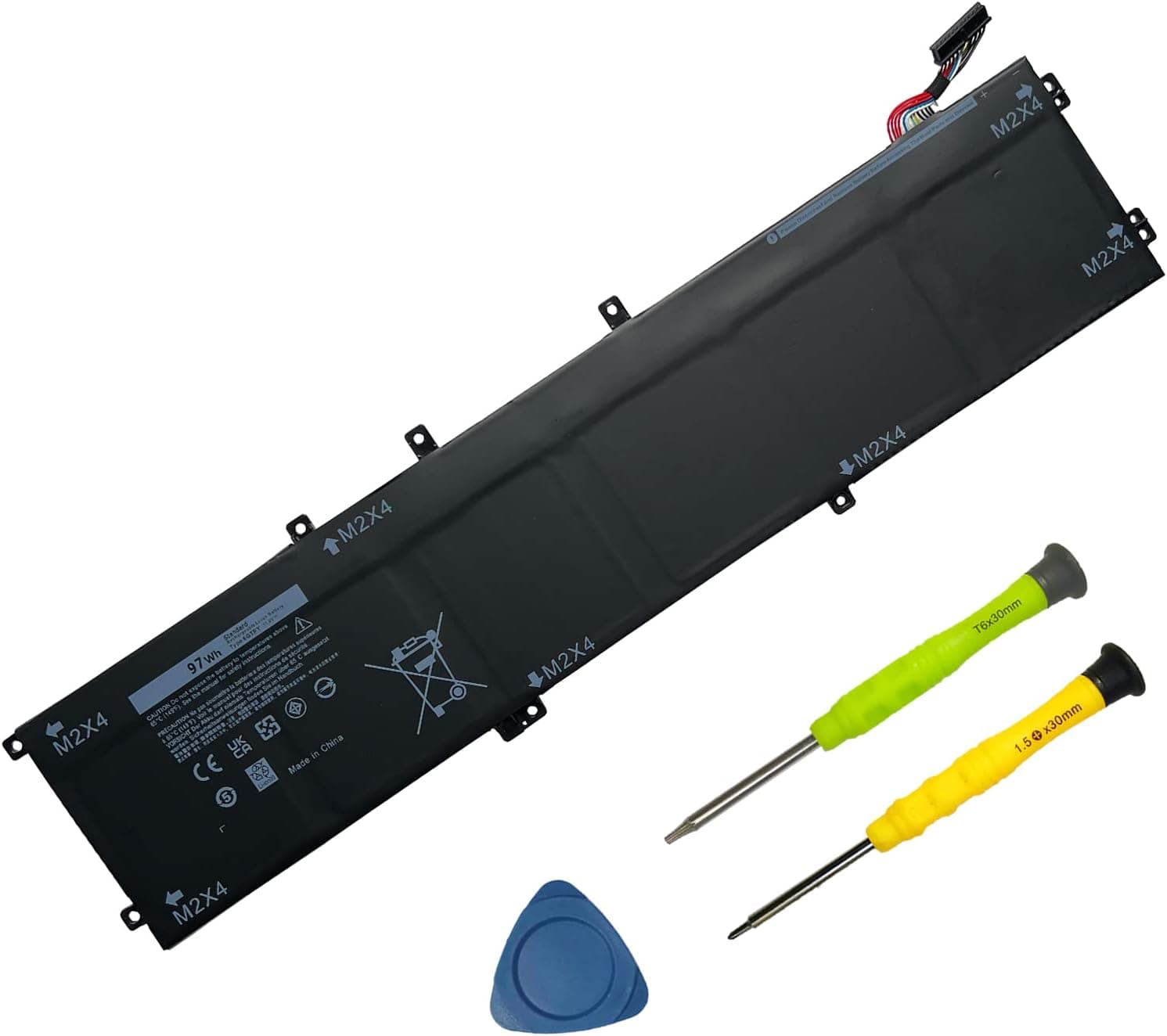 SUNNEAR 6GTPY Laptop Battery 97Wh Replacement for Dell XPS 15 9550 9560 9570 7590 Precision 5510 5520 5530 M5510 M5520 Inspiron 15 7500 7501 7590 7591 Vostro 7500 7590 5XJ28 GPM03 5D91C 5041C 11.4V