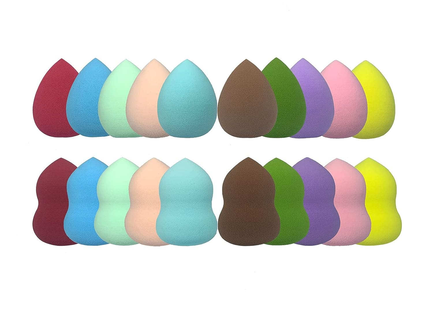 Makeup Sponge Set pack of 20,real techniques sponge Makeup Blender Flawless