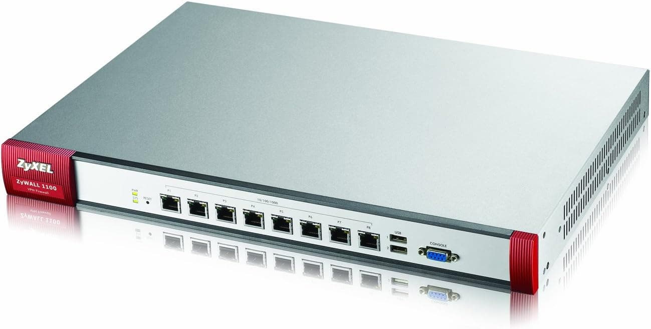 Zyxel ZyWALL 6.0 Gbps VPN Firewall, recommended for up to 1000 users [ZYWALL1100]