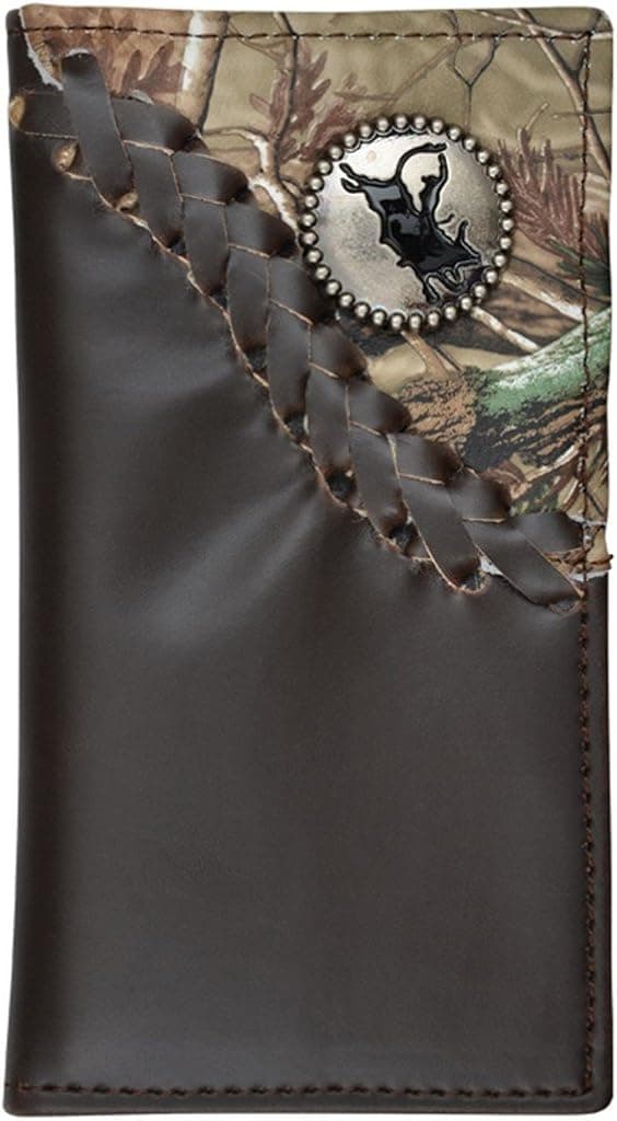 3D Dark Brown Boys' Rodeo Wallet