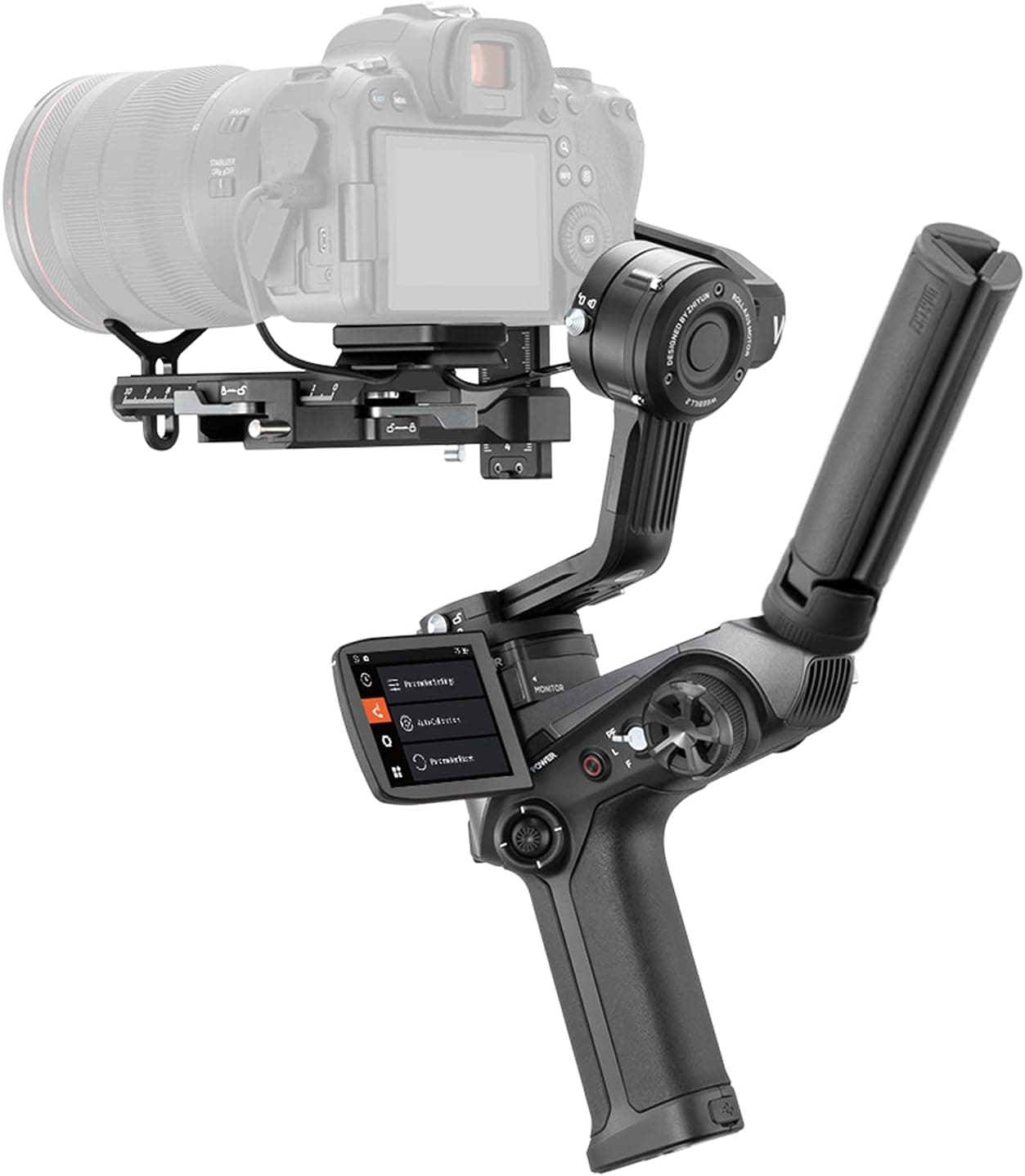 ZHIYUN Weebill 2, 3-Axis Gimbal Stabilizer for DSLR and Mirrorless Camera, Nikon Sony Panasonic Canon Fujifilm BMPCC 6K, Full-Color Touchscreen, PD Fast Charge