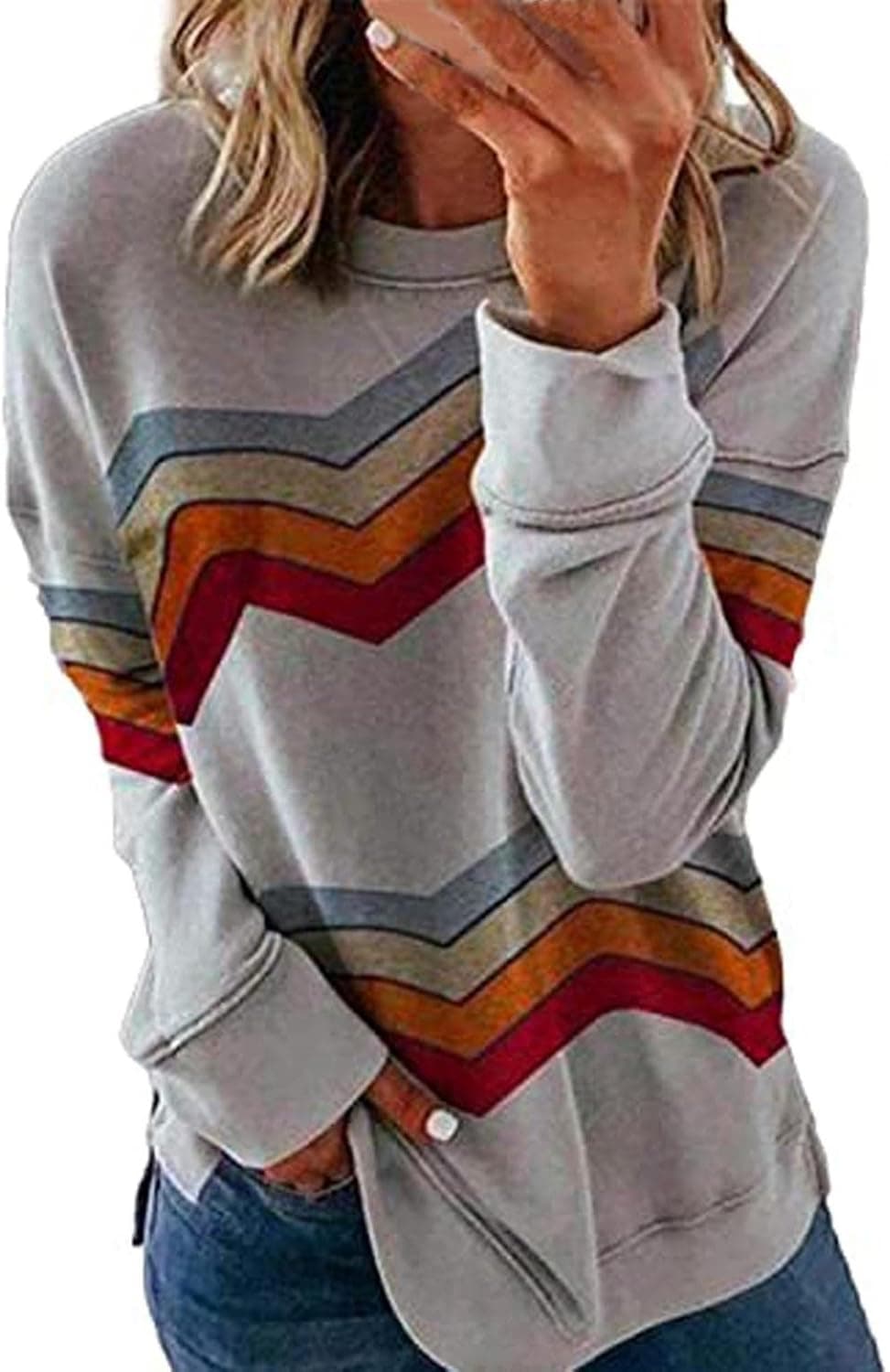 FABIURT Women's Casual Pullover Sweatshirts Teen Girls Fall Tops Button Down Pullover Hoodies Henley Blouse T Shirt